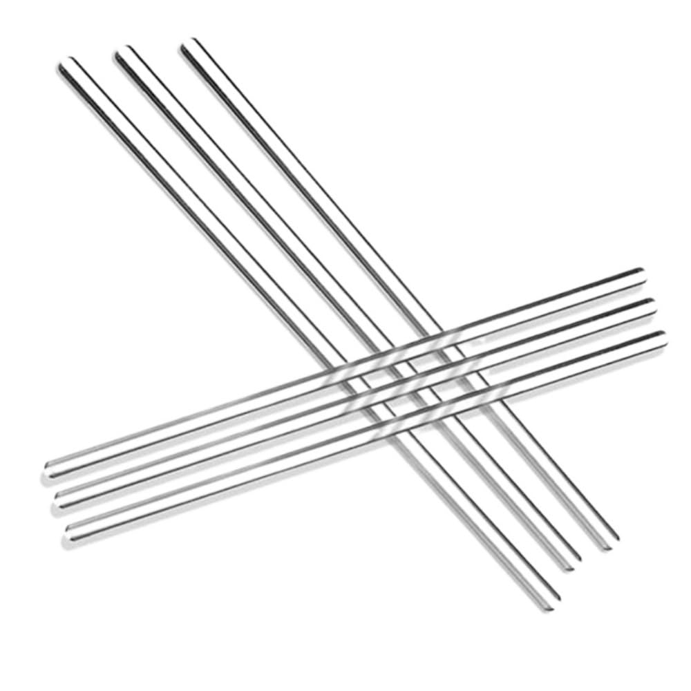 Asta di agitazione trasparente 10/30 barre di drenaggio in vetro dritto forma lunga, con estremità arrotondata, resistenza al borosilicato(8mmX40cm)