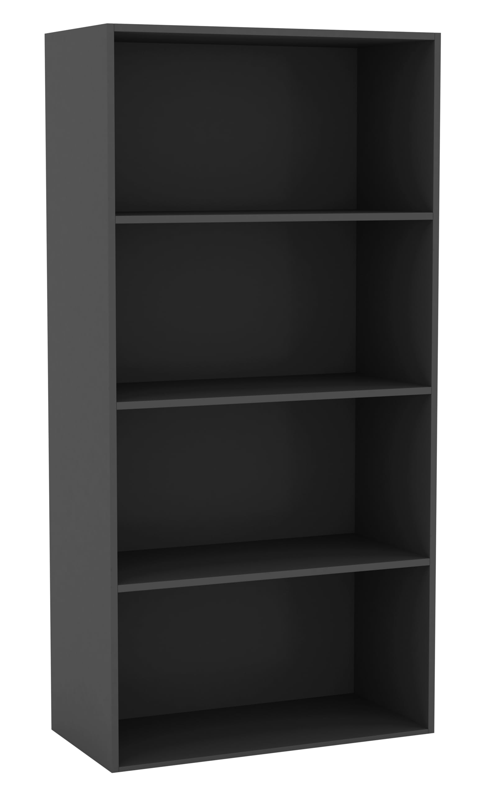 URBNLIVING Wide Wooden Bookcase Storage Shelf Unit, 3 Tier or 4 Tier Display Shelving Cabinet for Living Room, Dining Room, Bedroom & Home Office