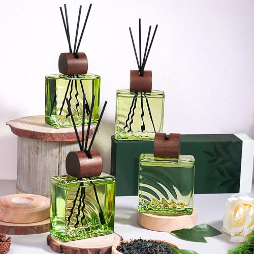 Difusor ambiente aroma té verde 200ml con varillas miniatura 5