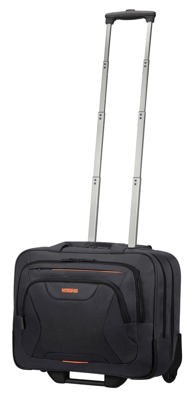 American Tourister At Work Rolling Tote 15.6' Black/Orange