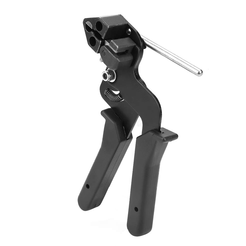 Juroupi Black Cable Tie Gun Stainless Steel Ties Automatic Tensioner Cutter Tool