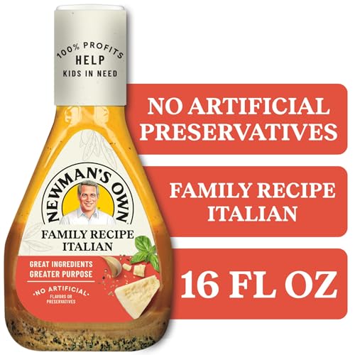 Image of Newman's Own Family Recipe Italian Salad Dressing, 16-oz. (Pack of 6)