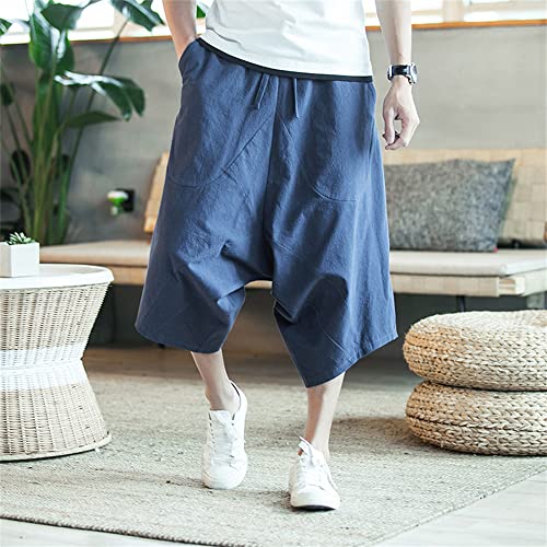 Short en coton et lin rouge XXL idéal pour vos sorties d'été relax
