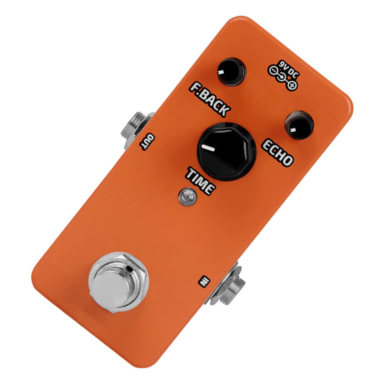 Pedale Effetto Delay Analogico per Chitarra Elettrica Guscio in Metallo Antiruggine e Circuito Stereo Digitale, per Esibizioni e Uso Quotidiano