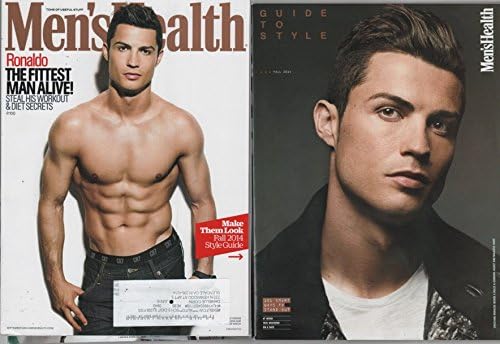 Men's Health 2014 September. Cover & Back Cover: Cristiano Ronaldo