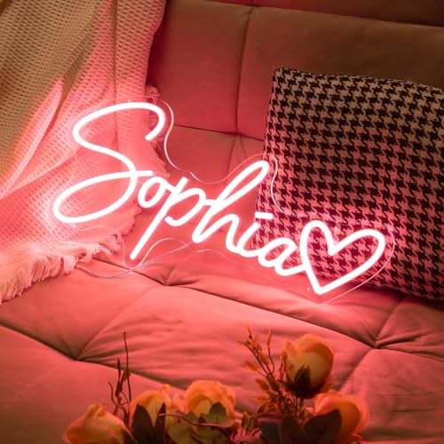 Image of Custom Neon Sign, Customizable With Personalized Neon Sign Names, Used For Wall, Room, Bedroom, Wedding, Party Decoration, LED Neon Christmas Gift,Custom name Neon Sign