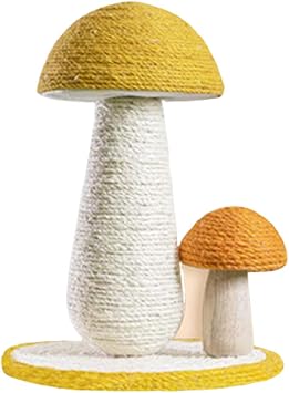 Cat Condo Creativity Cat Tree, Unique and Interesting Mushrooms Scratching Posts, Sturdy Cat Climbing Stand for Cats and Kittens Gifts