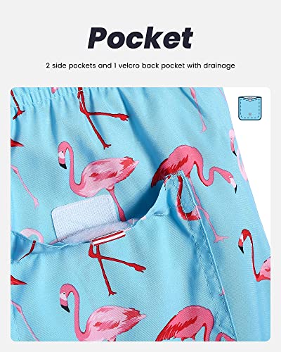 Image of maamgic Mens Swim Trunks Quick Dry Swim Shorts with Mesh Lining Funny Swimwear Bathing Suits 7inch