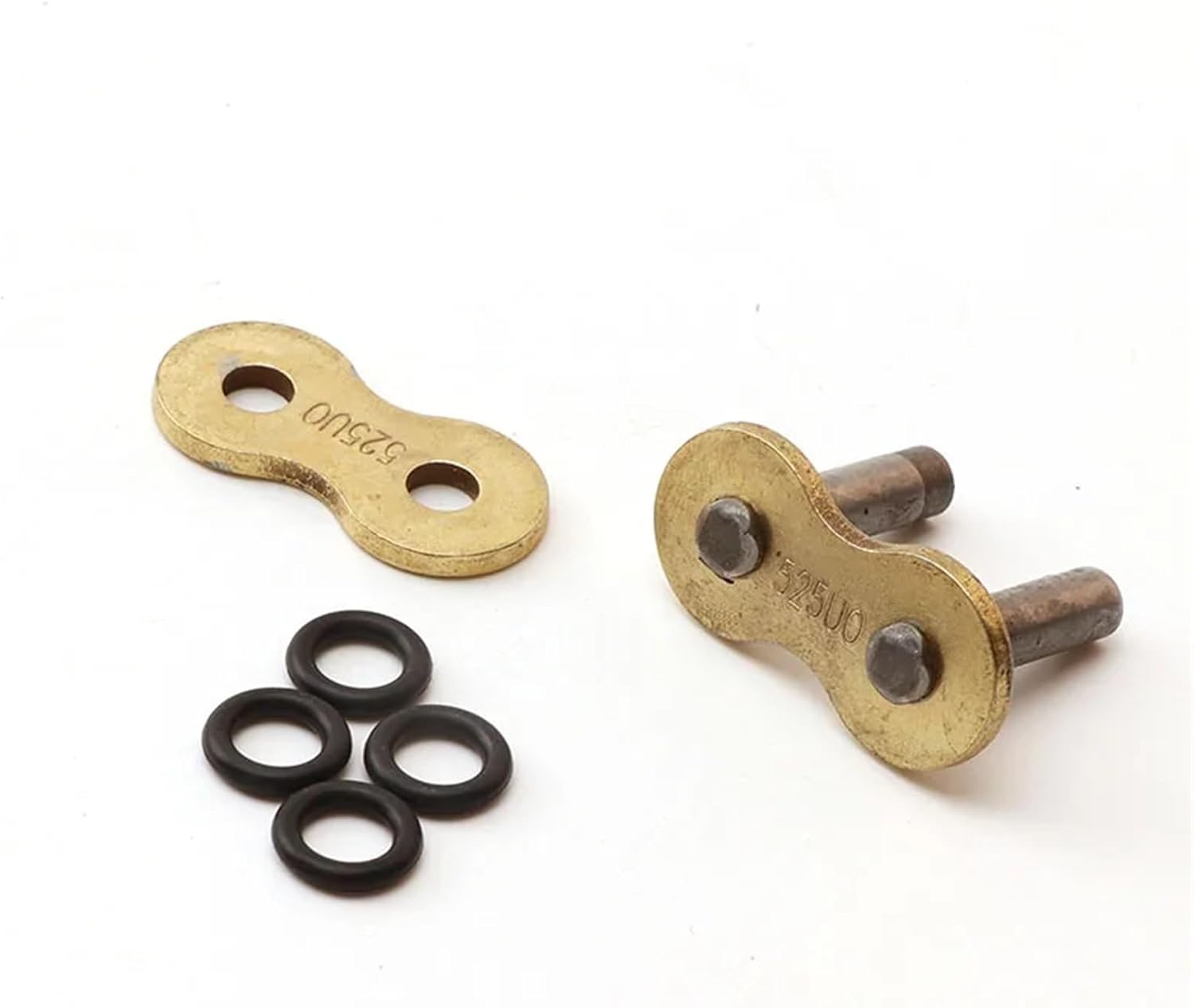 Master Link 20Pcs Motorcycle Chain Buckle Ring Link 428 520 525 530 Heavy Chain Connecting Connector Master Joint Link With O-Ring For Bicycle(520)