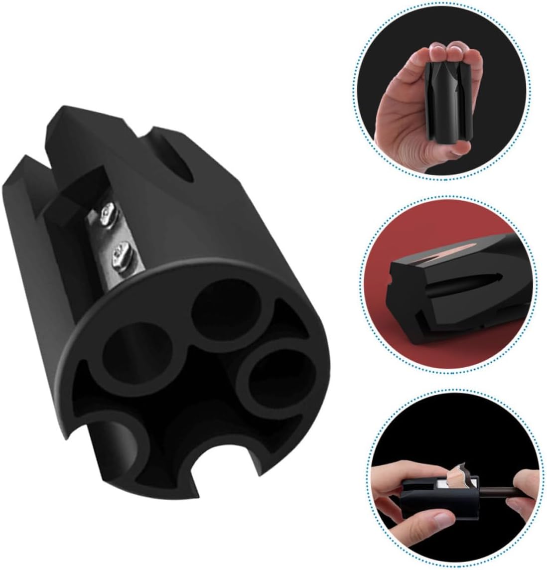 VALICLUD 2pcs Eyebrow Pencil Sharpener Tool for Precise Trimming and Shaping Premium Quality Makeup Accessory for Eyeliner and Brow Pencils Design