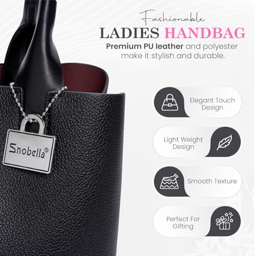 Bolso pequeño tote para mujer negro con correa ajustable miniatura 4