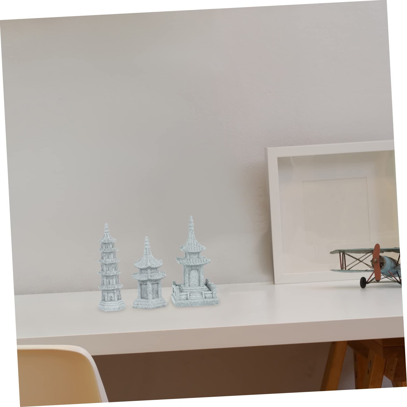 TOYANDONA 3 Set Miniatura per Decorazioni per Paesaggio con Padiglione Simulato Bonsai per Decorare Casa E Ufficio 3 Pezzi * 3