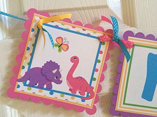 Dinosaur Girl Personalized Party Package