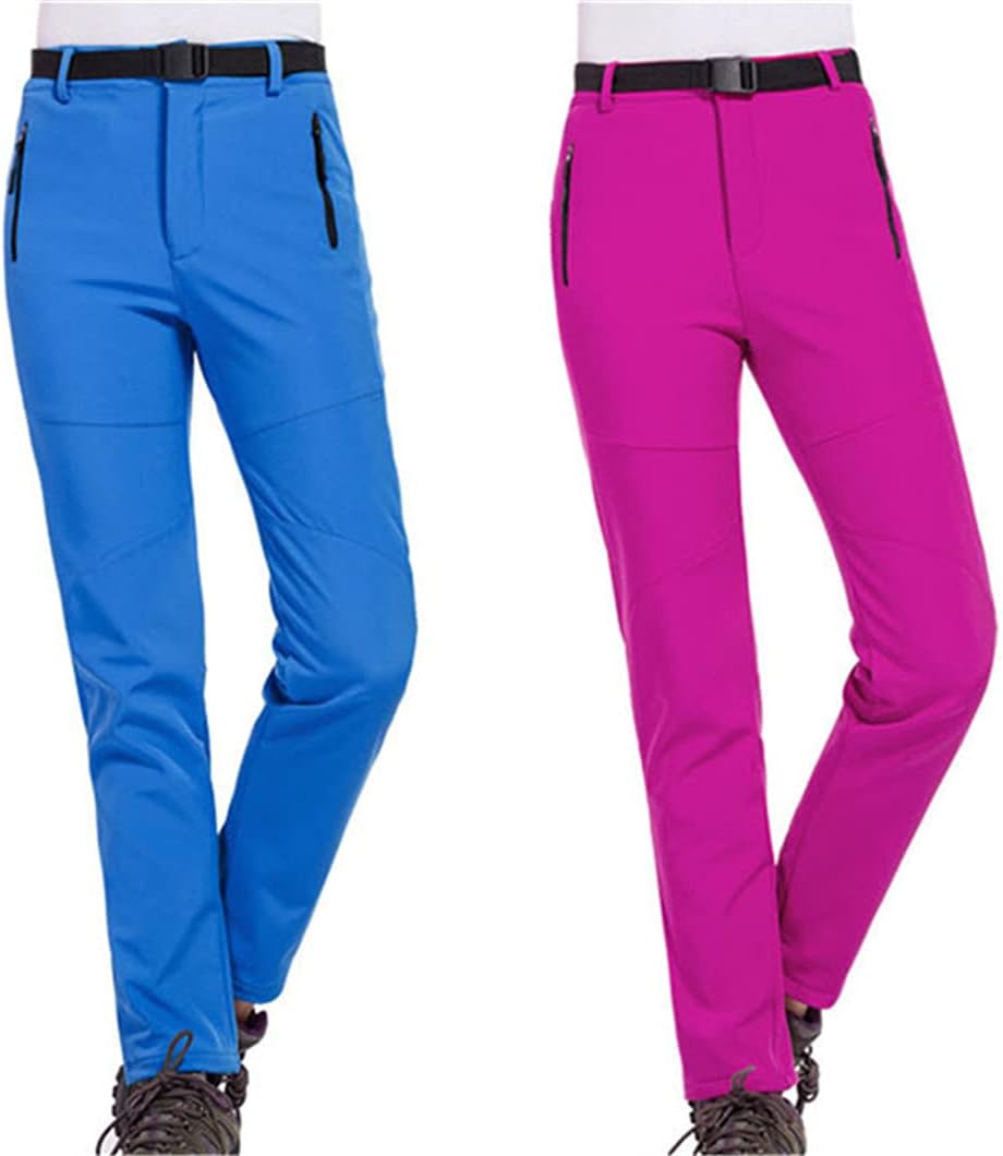 Winter Fleece Pants for Men Women Outdoor Waterproof Hiking Camping Trekking Skiing Climbing Male Sport Trousers