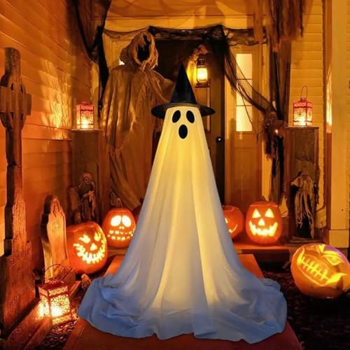 Fantôme d'Halloween télécommandé pour transformer une cour sans installation complexe - 3