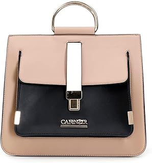 borsa a mano con manico in metallo