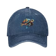 Colorful Turtle Navy Blue