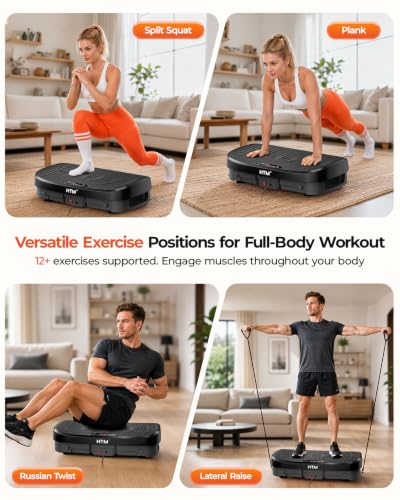 HTM Vibration Plate Exercise Machine - 46.23 w/ Code + 49% Off Code A78JFS5W - image 4