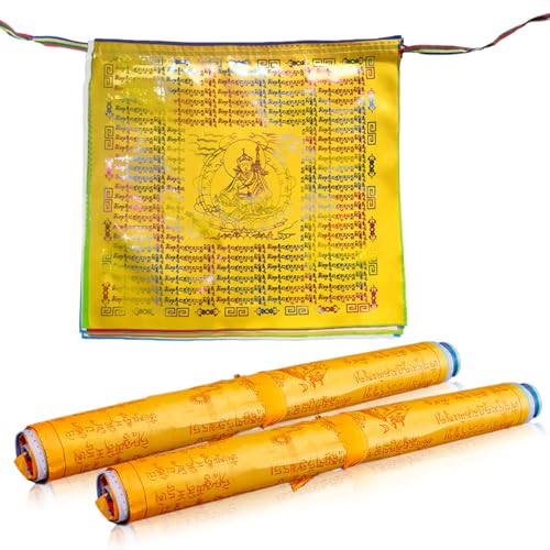 Lama Tibetan Wind Horse Prayer Flags,Buddhist Wind Horse Banner, Tibetan Prayer Flags,Authentic Lama Blessed Buddhist Banner(PACK OF 30,6.5x6.5)