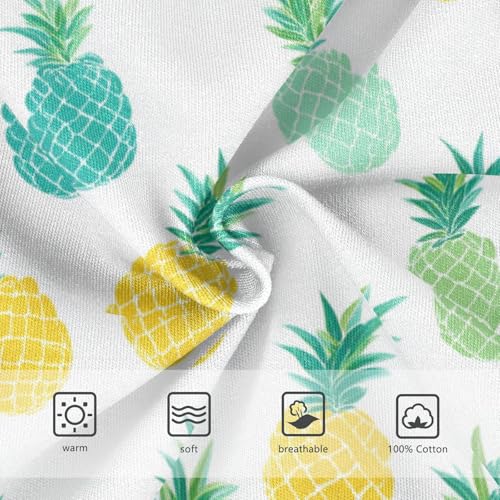Wusikd Pineapple Cute Yellow Boys' Underwear Cotton Boys Briefs Soft Toddler Underwear 2T3