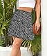 Vcindai Damen Sommer Kurz Röcke Boho Rock Minirock Blumen Sommerrock