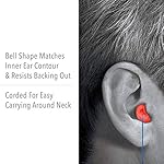 Honeywell Howard Leight by Maximum Corded Disposable Foam Earplugs, 100 Pairs, Orange - Image 3