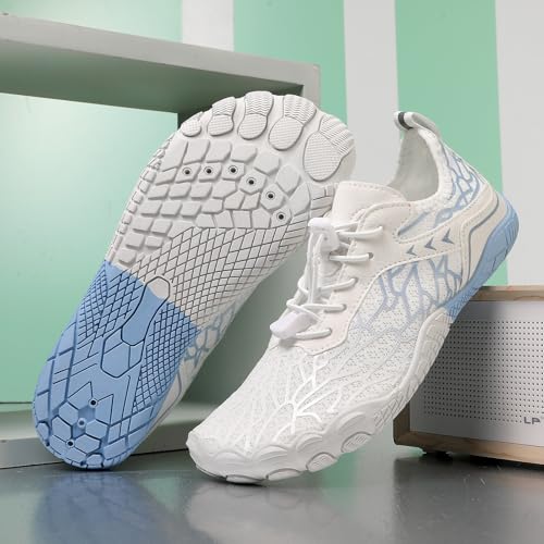 Image of Hike Barefoot Shoes Womens Men,Unisex Barefoot Water Shoes Breathable, Anti-Slip Hiking Footwear for Athletic Wide Toe Shoe Footwear for Hiking, Walking, Running, Yoga, and Water Sports