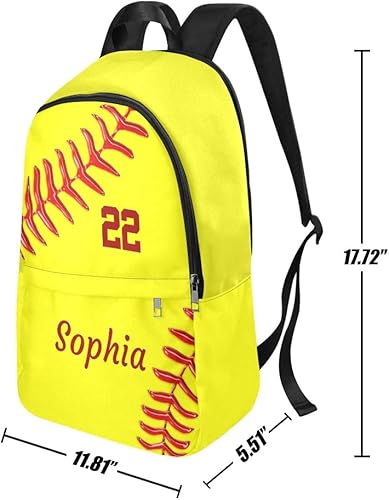 Miniatura 6 de CUXWEOT Mochila personalizada de flores brillantes amarillas con rayas con nombre Bolsa de viaje personalizada para mujeres y hombres, Personalizado