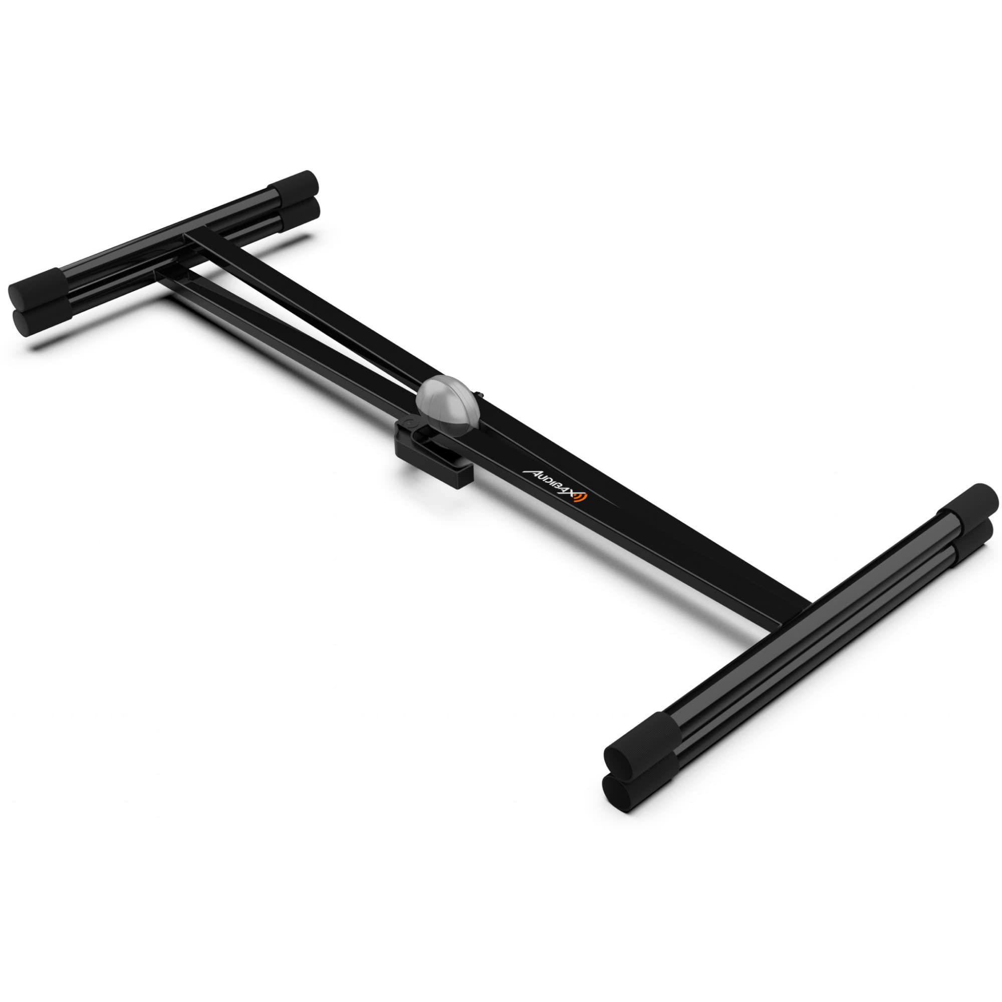 Audibax Onyx 131 - Supporto per Tastiera a Forbice - Supporto per Tastiera Musicale Elettronica - Sistema di Regolazione con Snodo Sferico Easy Lock - Carico di 40 kg - Tastiere da 61, 76 e 88 Tasti