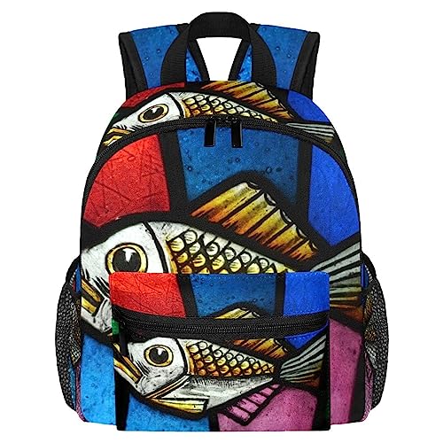 Sac à dos aquarelle enfants cartable primaire adolescents et étudiants école Couleur 2