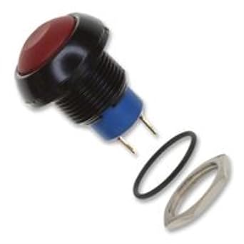 APEM IPR3SAD6 RED PUSH BUTTON SWITCH SPST 48 VACUUM N/O 500 MA