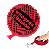 Whoopie Cushion, 9" Woopie Cushion, Self Inflating Whoopee Cushion, Woopy Cushion Fart Bag for Boys and Girls, Goodie Bag Stuffers Fart Pillow Makes Gas Sounds, Novelty Prank Gag White Elephant Gifts
