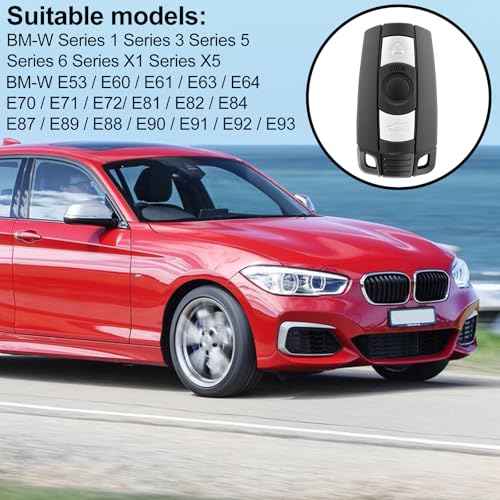 KingYH 2 Piezas Carcasa de Llave de Coche con Batería VL2020 Carcasa de Llave de Control Remoto de 3 Botones y Llavero para B-W Series1 2 3 5 6 X1 X5 E81 E82 E87 E88 E89 E90 E91 E92 E93 - imagen 7