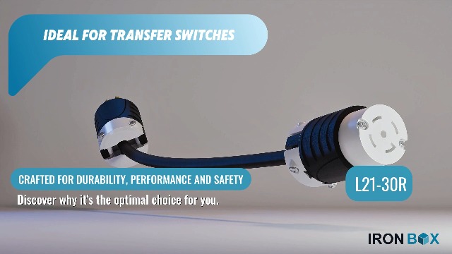 IronBox Electric - L21-30 Extension Cord - 8/5 SOOW Cable Jacket