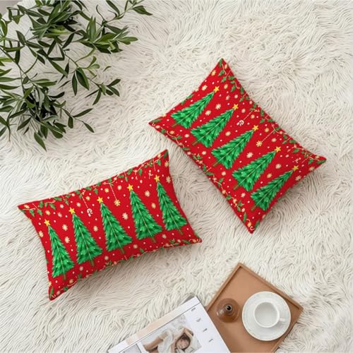 Housse de coussin imperméable 50x80 cm contre les taches de Noël - 4