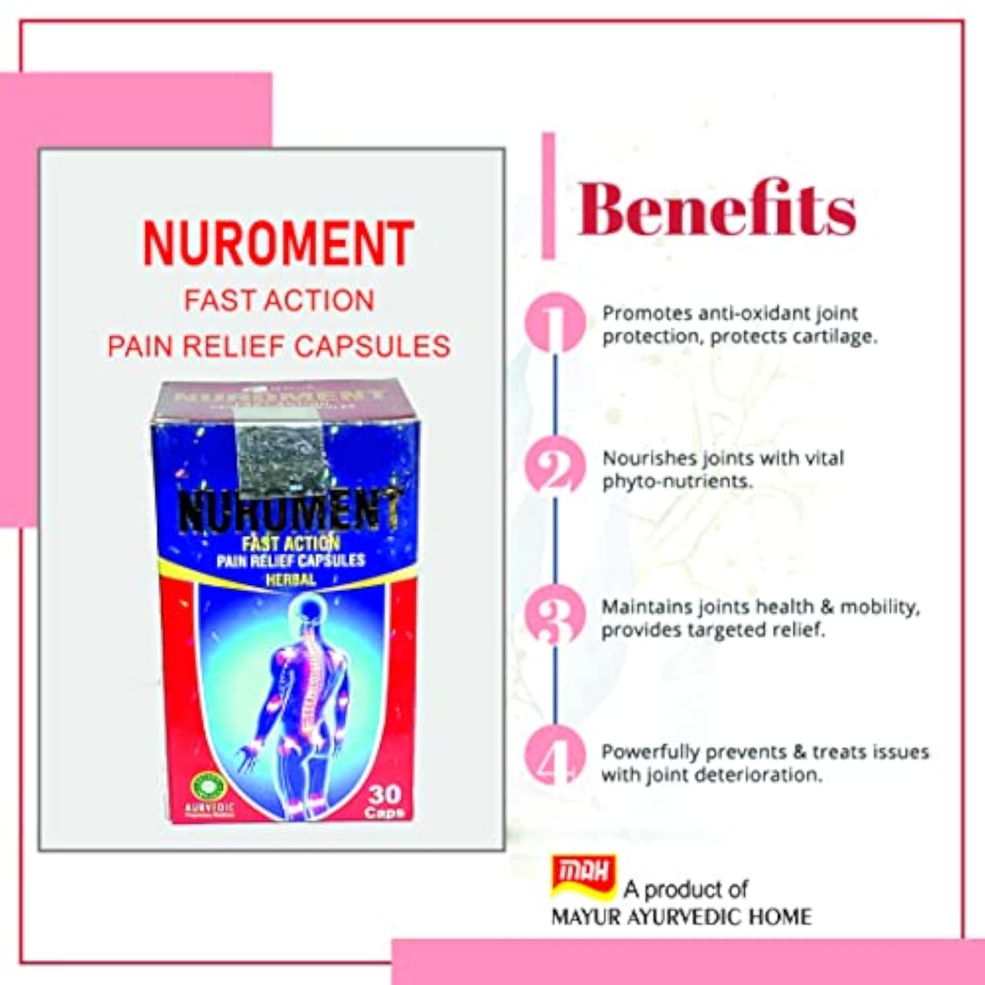 Dr. Thangs Nuroment Capsules for Nerve Health