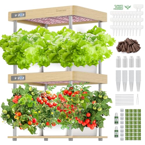 GROWNEER HydroEasy 2-Tier Indoor Hydroponic Garden