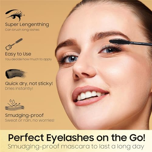 Image of Tubing Mascara Waterproof 2-1 Mascara Volumizing and Lengthening, Black
