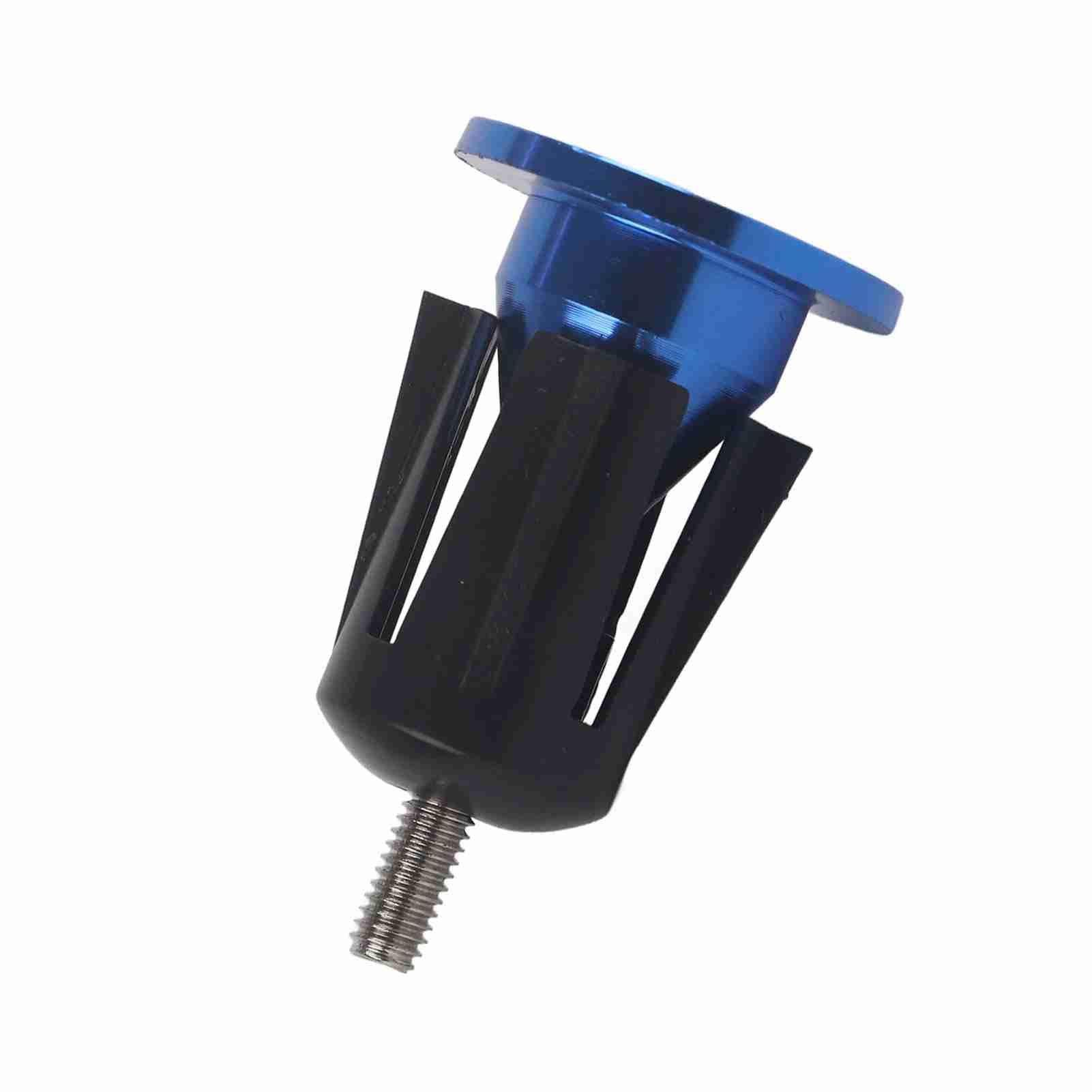 Haofy Rennrad-Endstopfen, Lenkerkappen aus Aluminiumlegierung mit Einfacher Installation für Mountainbikes und Rennräder (BLUE) Auto & Motorrad