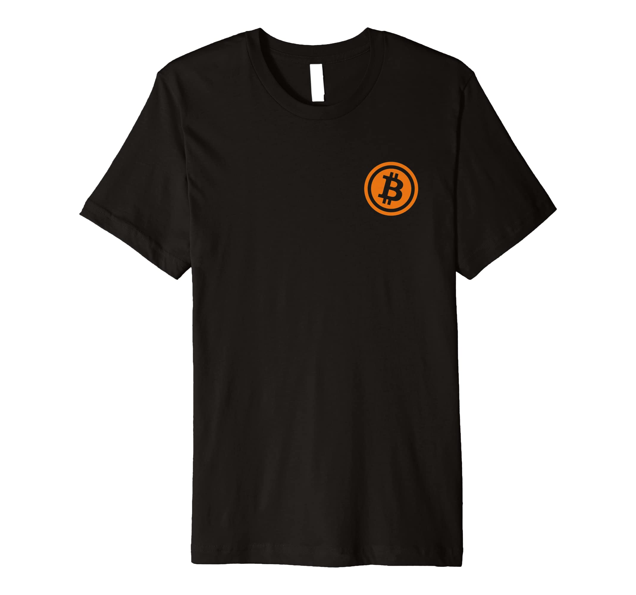 Crypto Blockchains Bitcoin Bitcoins Miner GiftBitcoin Logo Emblem Cryptocurrency Blockchains Bitcoin Premium T-Shirt