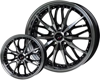 Amazon | 18インチ HM-3 7J+48 5H-100 4本 ホイール ブラック