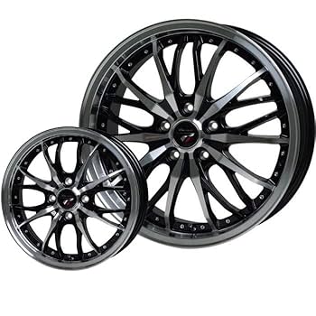 Amazon | 19インチ HM-3 8J+35 5H-114.3 1本 ブラックポリッシュ