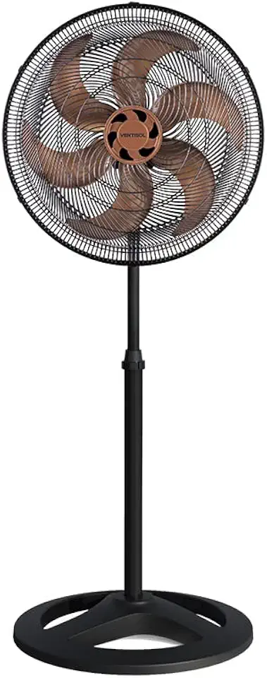 Ventisol Ventilador de Coluna Oscilante, Turbo 6 Pás Premium, Bronze, 50cm, 127V