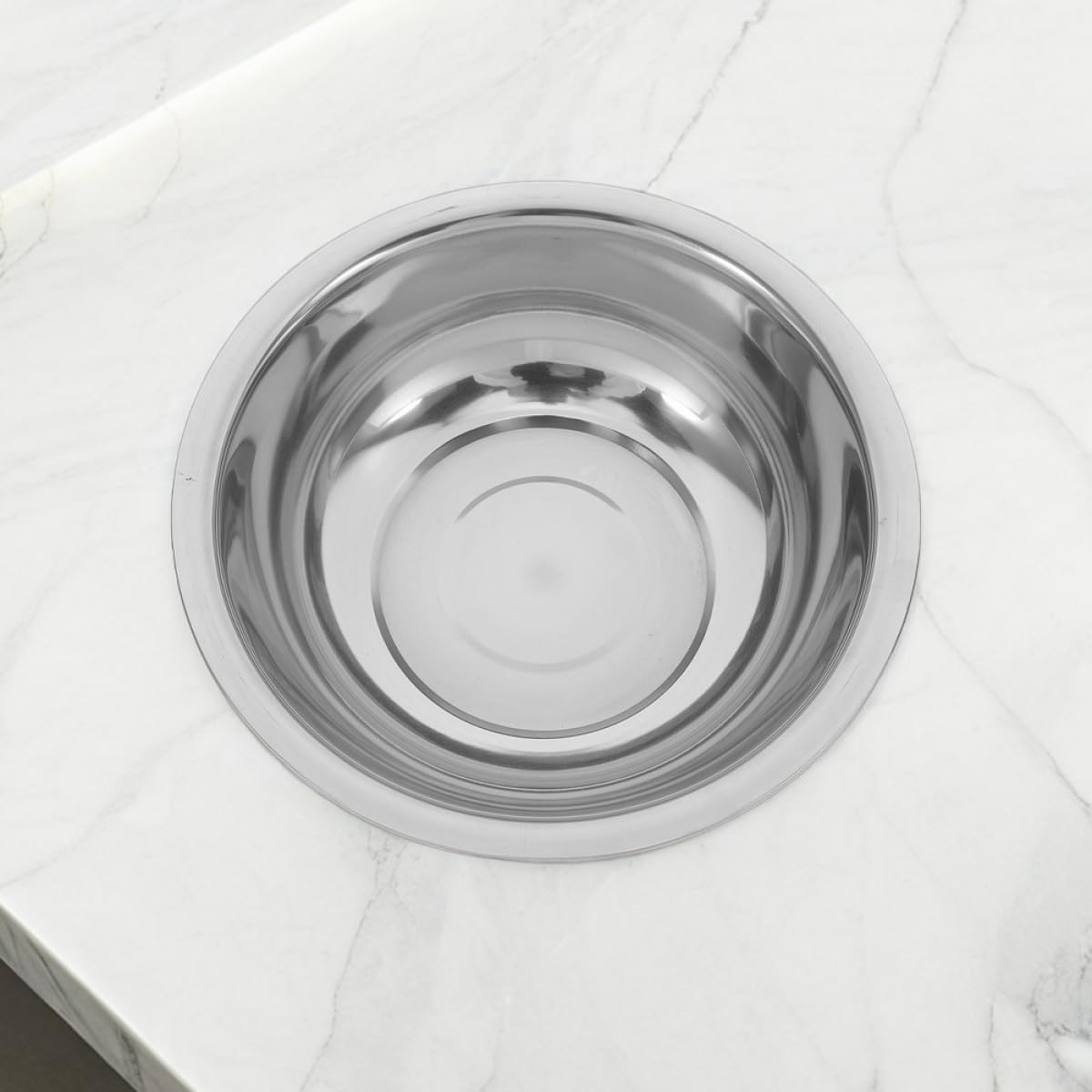 Fußbad Eimer aus Edelstahl Geräumig und Leicht zu Reinigen 32cm Modernes und Minimalistisches Design als Fußbadebecken und Waschschüssel