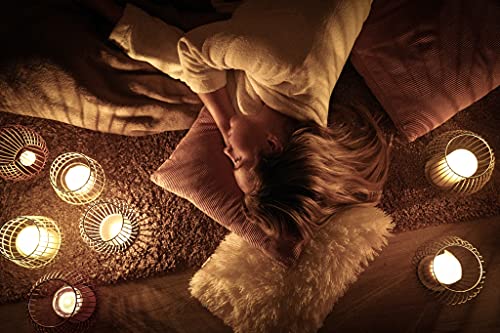 WONOLO Premium kandelaars set van 2 ovaal van metaal, kandelaars voor winterdecoratie en kerstdecoratie, decoratie voor woonkamer, outdoor lantaarn, tafeldecoratie voor stompkaarsen (goud) - Image 6