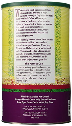 Trader Joe's Organic Fair Trade Wake Up Blend Coffee miniatura 2