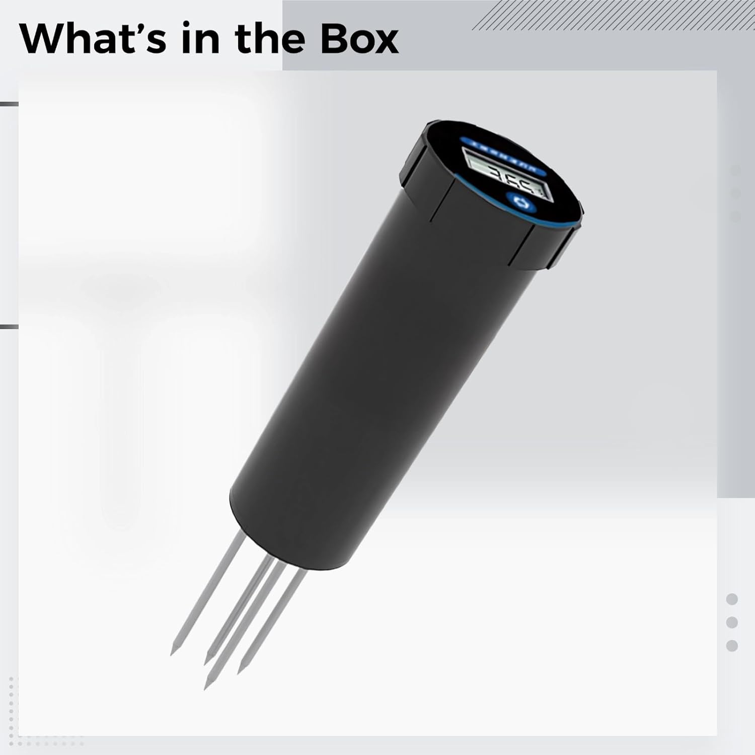 Soil Ph Meter Digital with LCD Screen, Quick Tester for Moisture, Temperature, Conductivity, & Ph, Easy to Carry Farm/Garden Use
