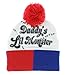 Suicide Squad Harley Quinn Daddy's LIL Monster Cuff Pom Beanie