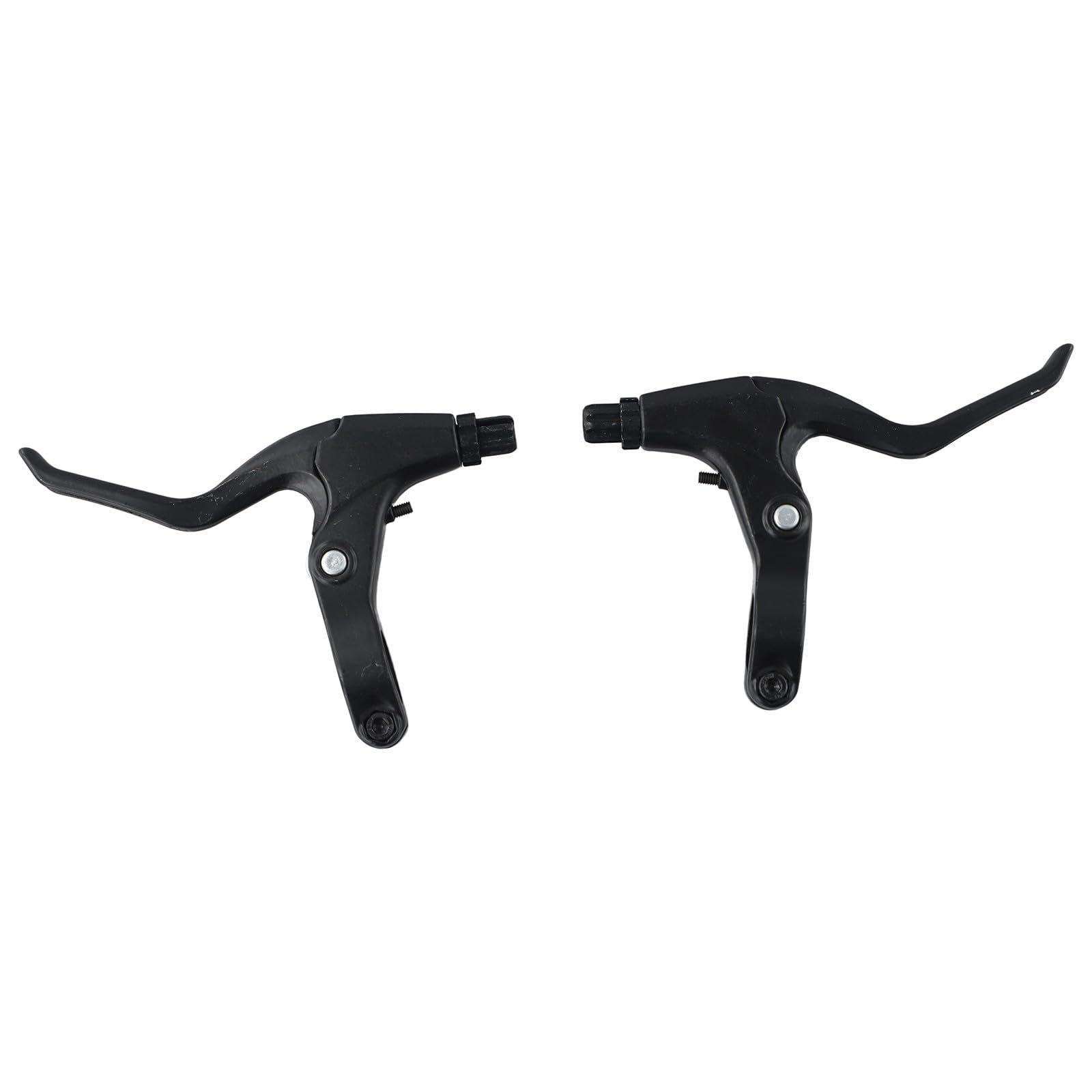 Juego de frenos de disco mecánicos para bicicleta de montaña delantera y trasera con discos de freno de 160 mm, sistema de freno con pastillas de freno de 32 mm, espacio ajustable para