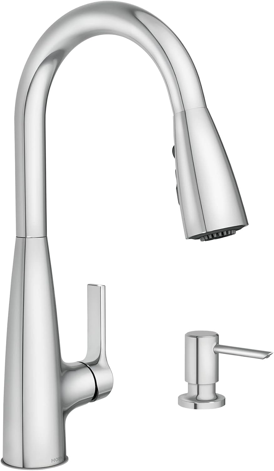 Moen Haelyn Einhand-Sprühkopf – Mattschwarz, Mit Power Clean & Reflex System, Für Spülbecken